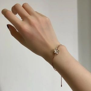 Rose gold Crystal roman numerals bracelet